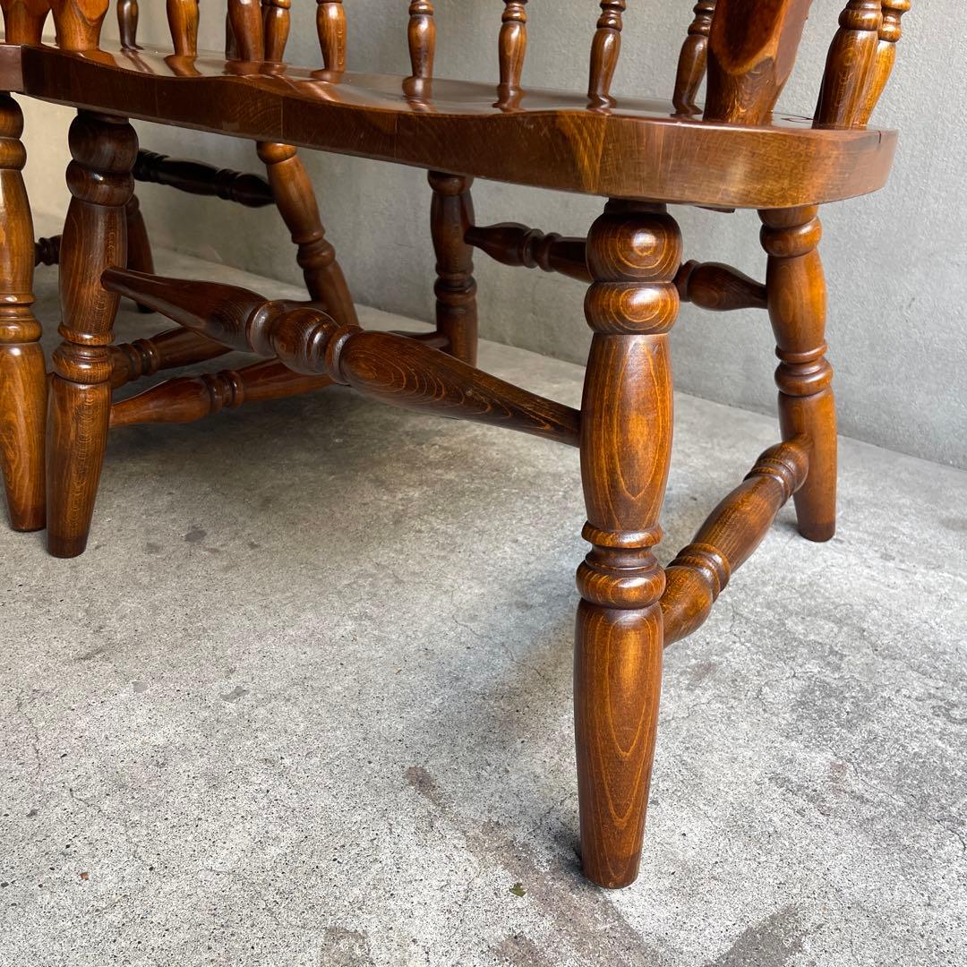 希少 廃盤　柏木工　ウィンザーアームローチェア　オールドヴィンテージ　飛騨家具