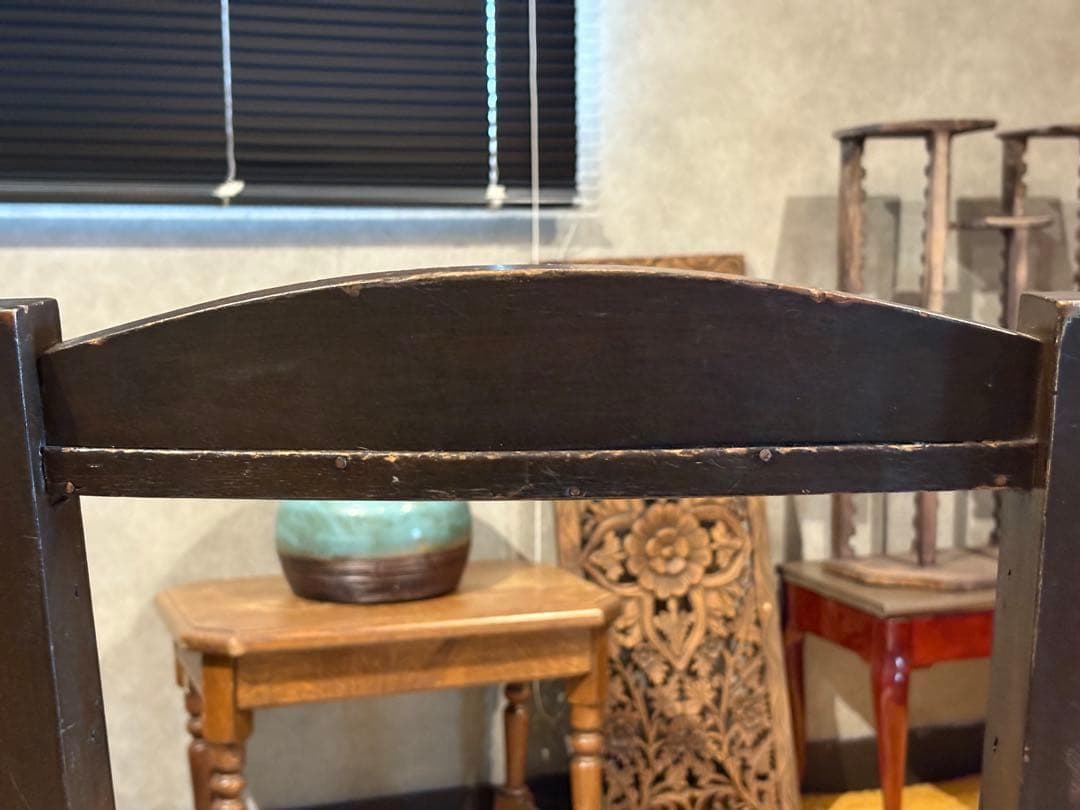 希少　フレンチクラシック　アンティークチェア　ヴィンテージ　無垢材　ラタン　IH