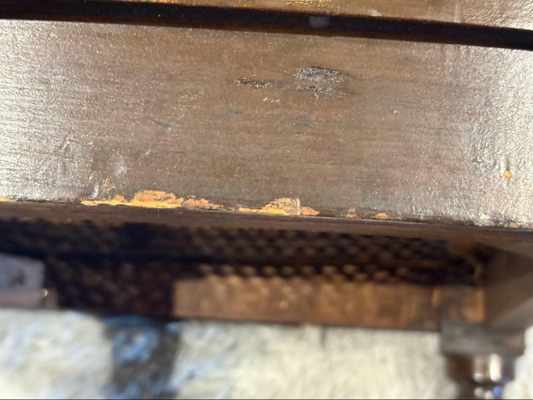 希少　フレンチクラシック　アンティークチェア　ヴィンテージ　無垢材　ラタン　IH