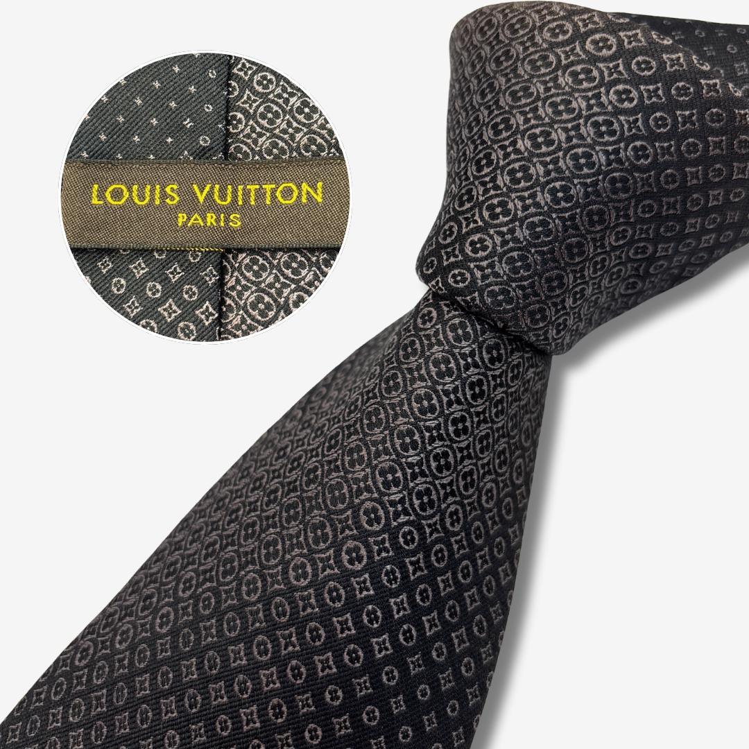 LOUIS VUITTON モノグラム 幾何学柄 チャコールグレー