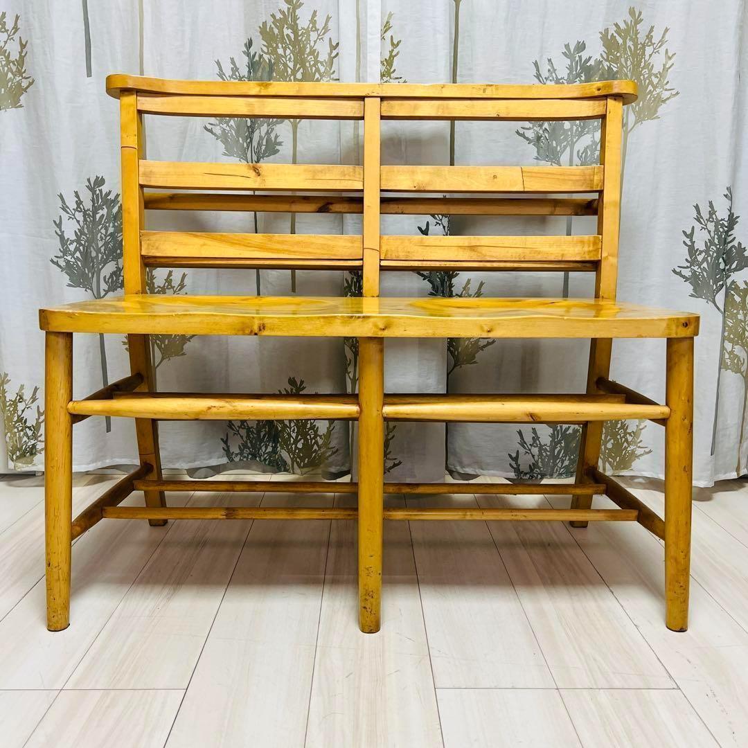 チャーチベンチ　教会　チェア　2人掛け