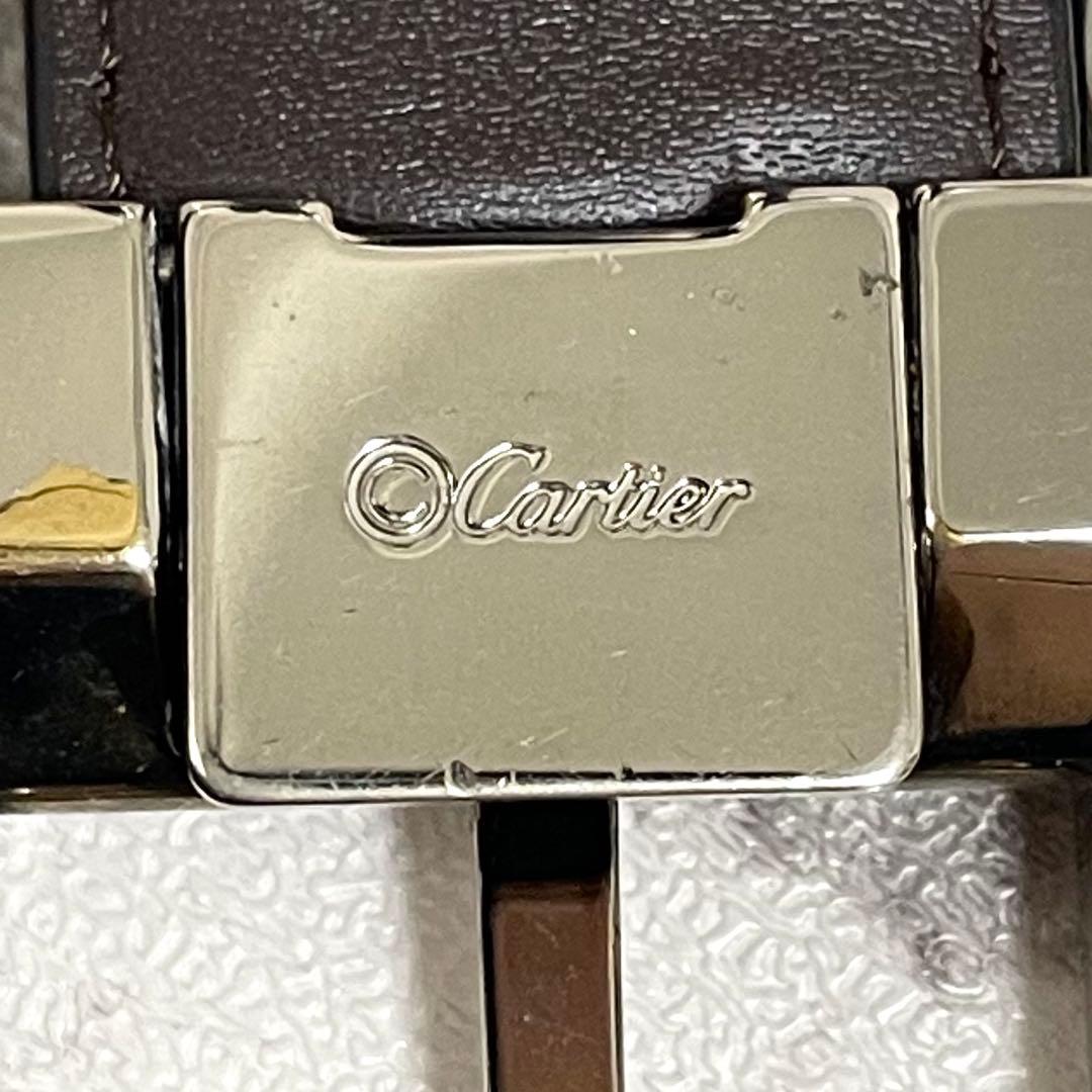 極美品✨カルティエ　ベルト　Cアロンジェ　Cバックル　男女兼用　シルバー金具