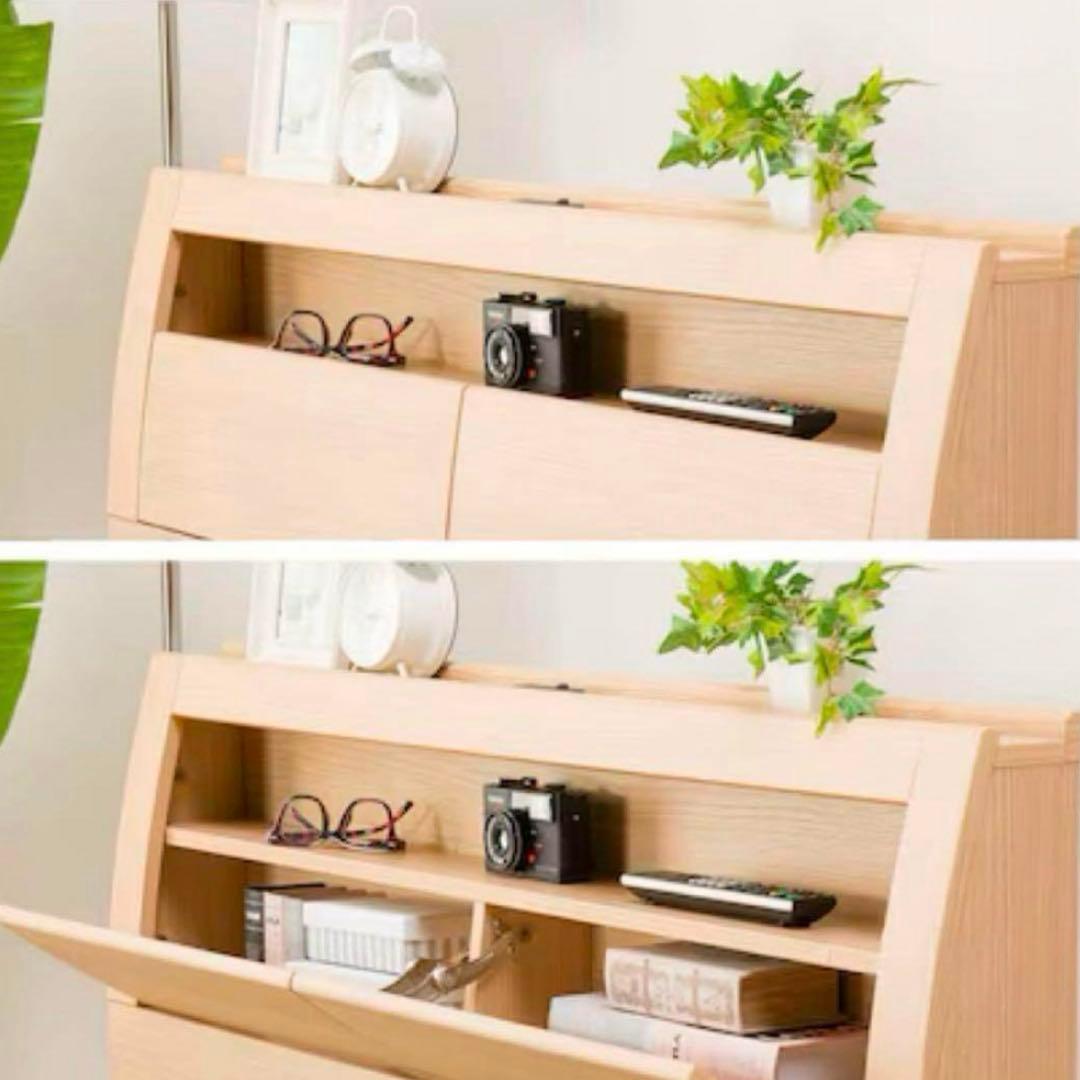 ベッド　フレーム　セミダブル　跳ね上げ