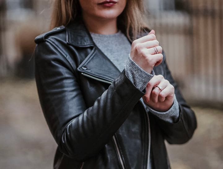 定価64900円　タグ付き　ALLSAINTS レザー バイカー ジャケット