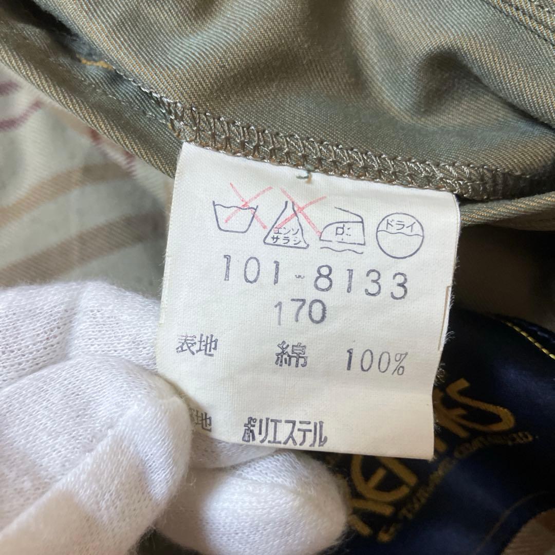 【美品】KENNES トレンチコート ライナー付き 玉虫色 裏地 チェック L