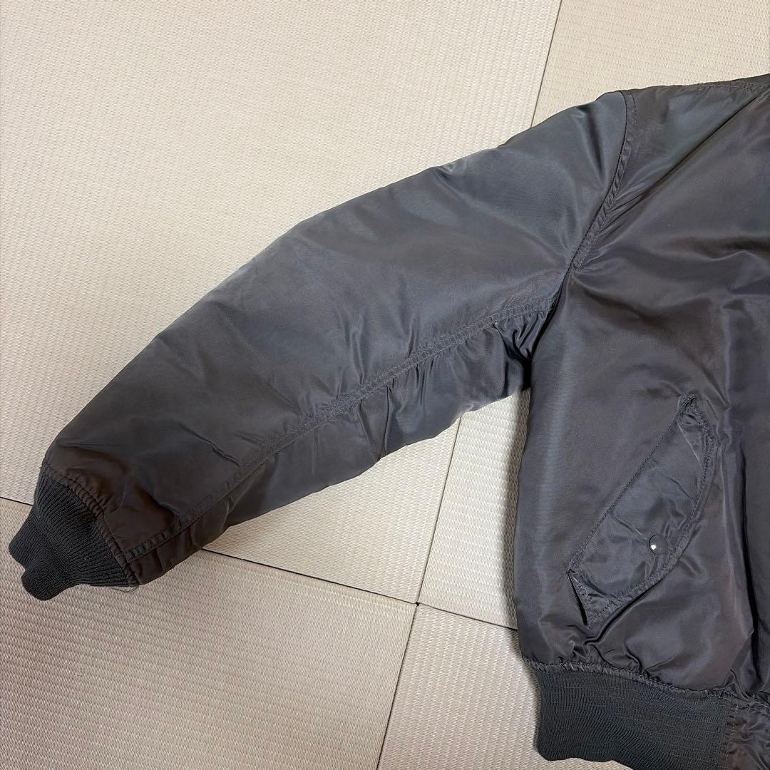 80s アルファインダストリーズ MA-1 usa 旧黒タグ　Mサイズ