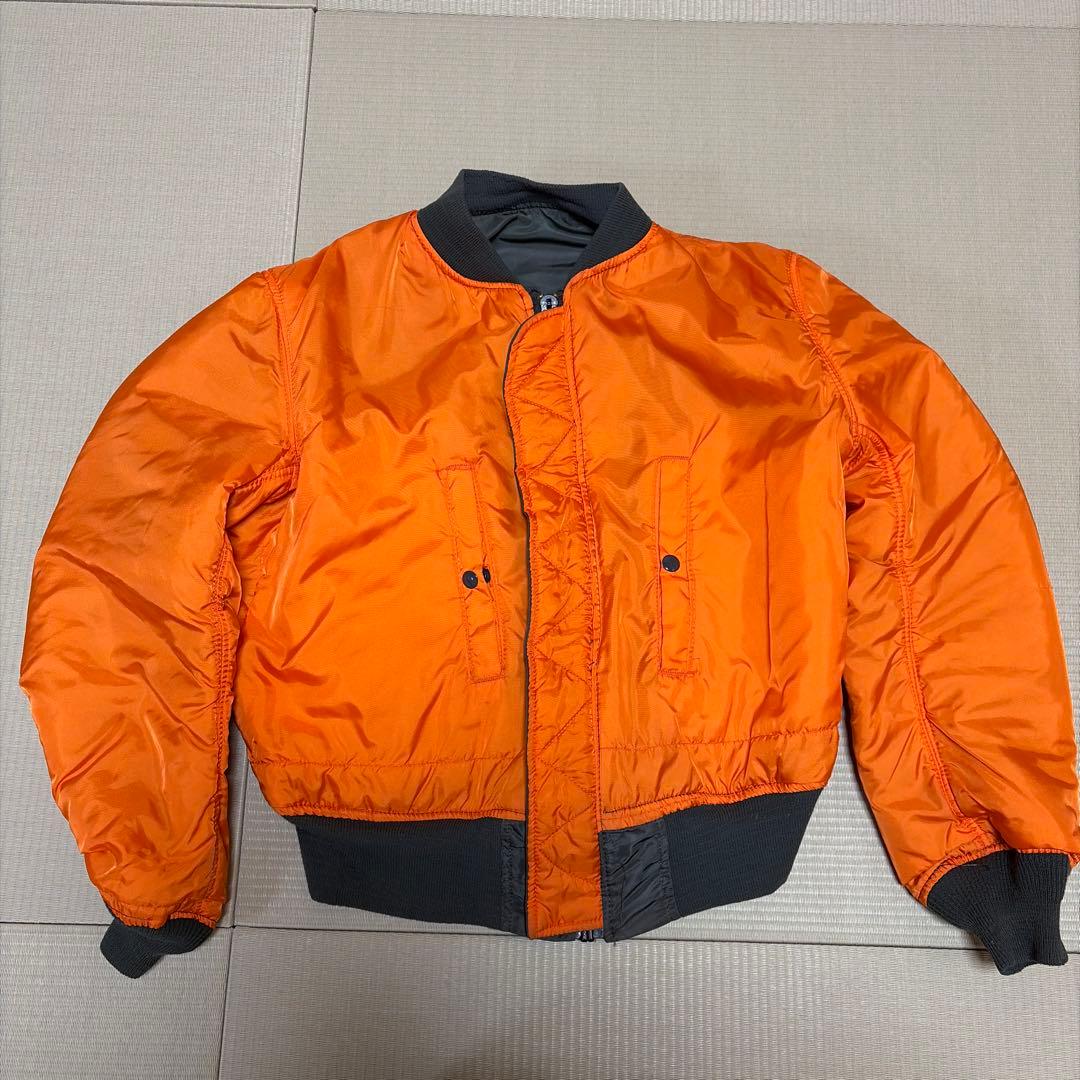 80s アルファインダストリーズ MA-1 usa 旧黒タグ　Mサイズ