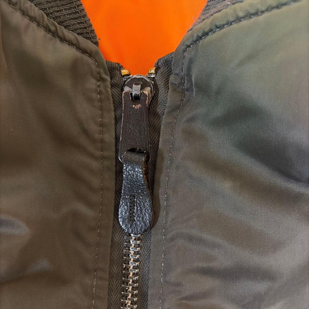 80s アルファインダストリーズ MA-1 usa 旧黒タグ　Mサイズ