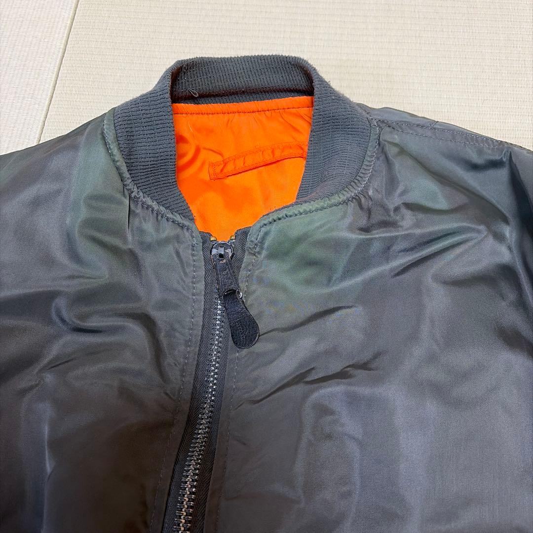 80s アルファインダストリーズ MA-1 usa 旧黒タグ　Mサイズ