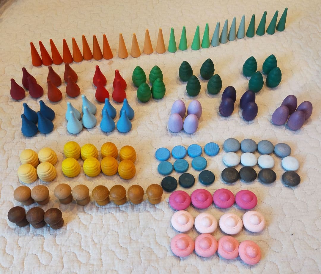 グラパット grapat まとめ売り まんだら 積み木 128個