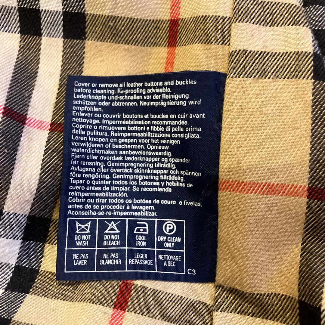 Burberrys 80-90英国製 ステンカラーコート　ダブルフェイス