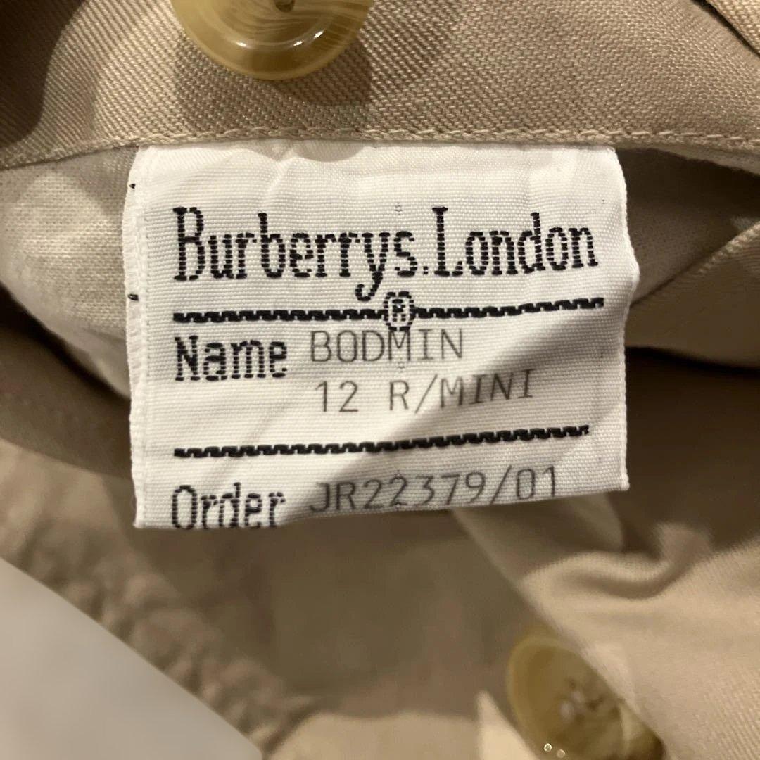 Burberrys 80-90英国製 ステンカラーコート　ダブルフェイス