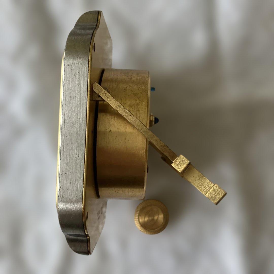 【極美品・液漏れなし】カルティエ サントス トラベルクロック 7508