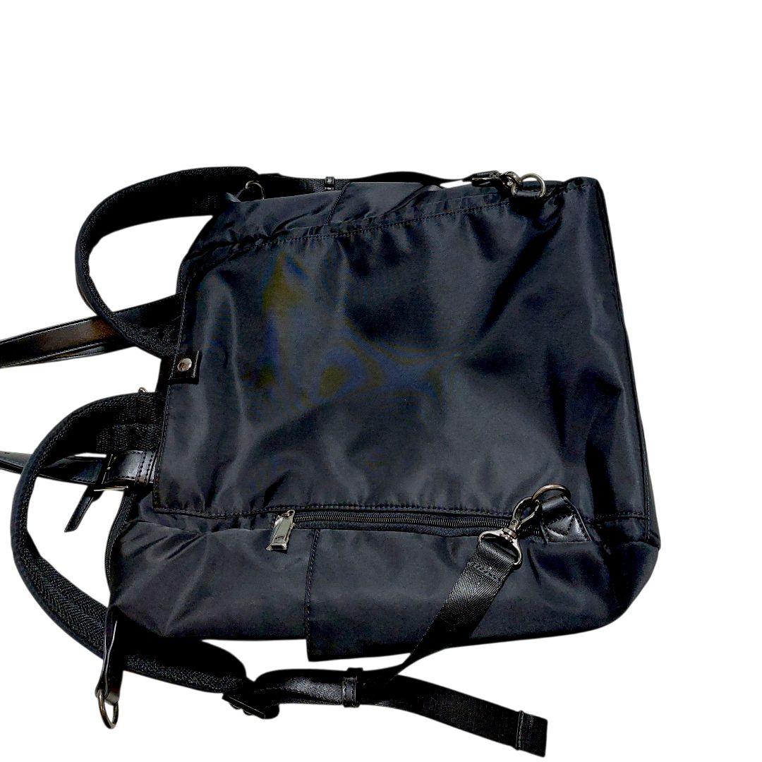 アナスイミニ　ペアレンツバッグ　3WAY　リュック　ショルダー　トート　黒