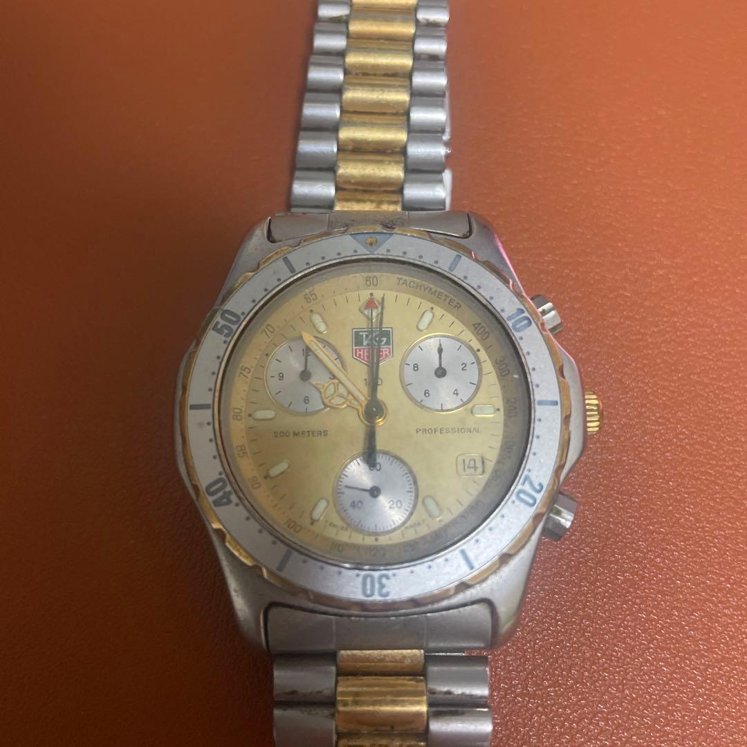 タグホイヤー 575.406R クロノグラフ クォーツ メンズ