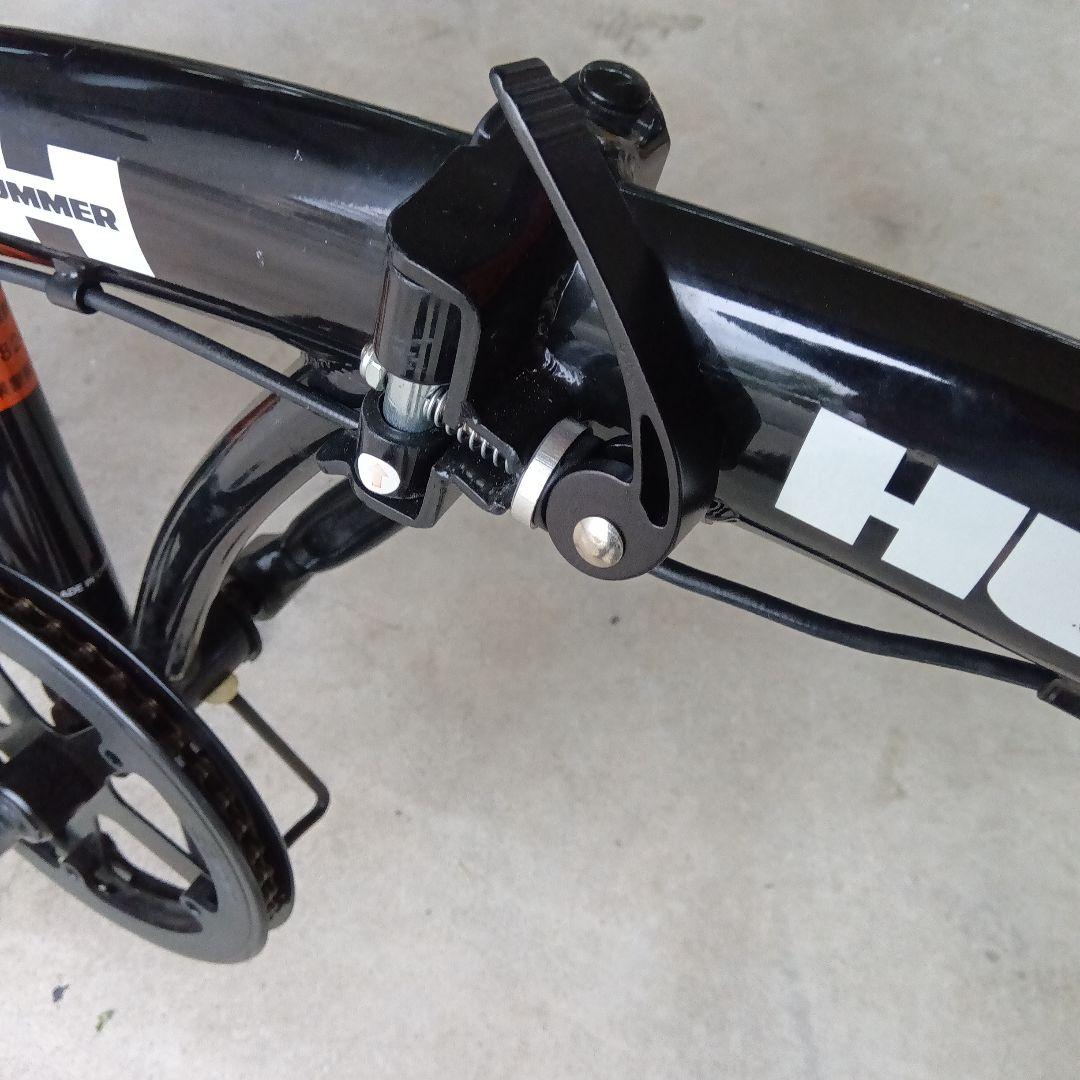 HUMMER 折りたたみ自転車 ブラック