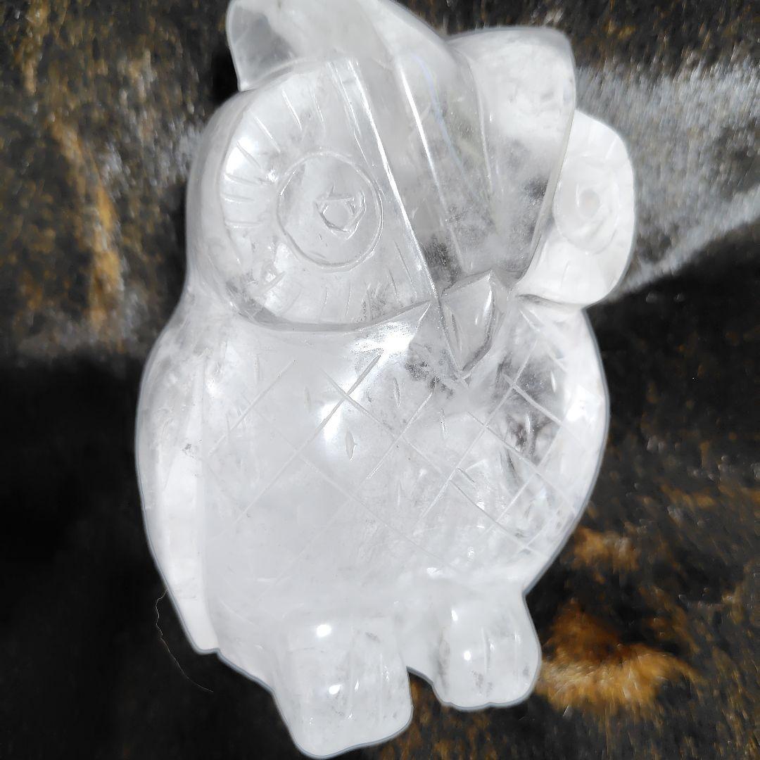 天然水晶の『フクロウ』