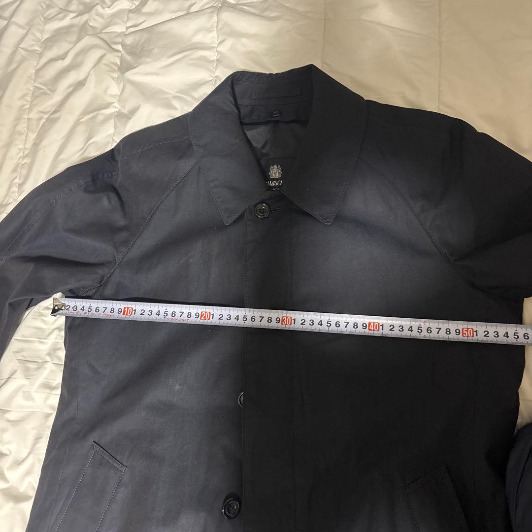 アクアスキュータム ステンカラーコート ライナー付 M