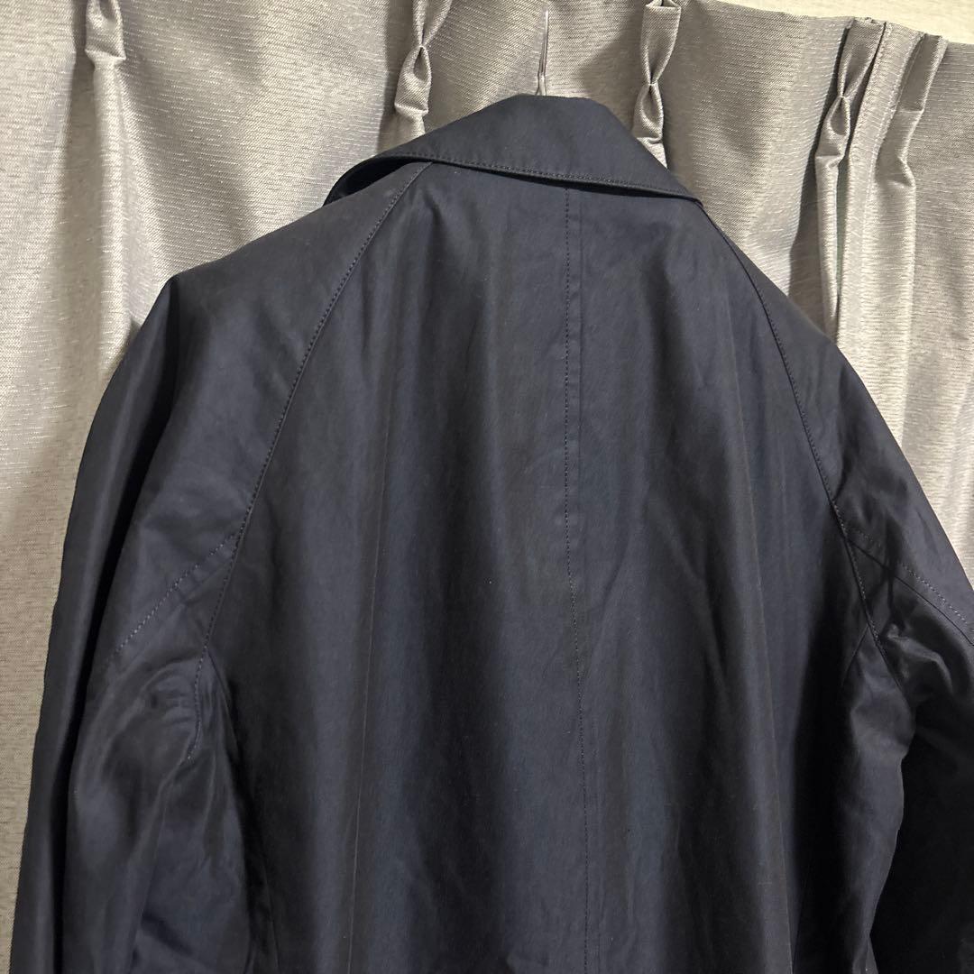 アクアスキュータム ステンカラーコート ライナー付 M