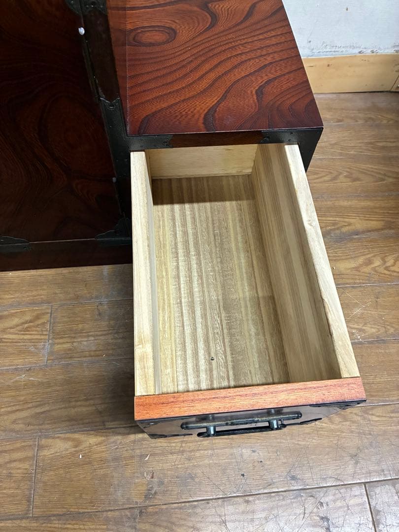 管462☆民芸家具☆時代箪笥☆階段箪笥