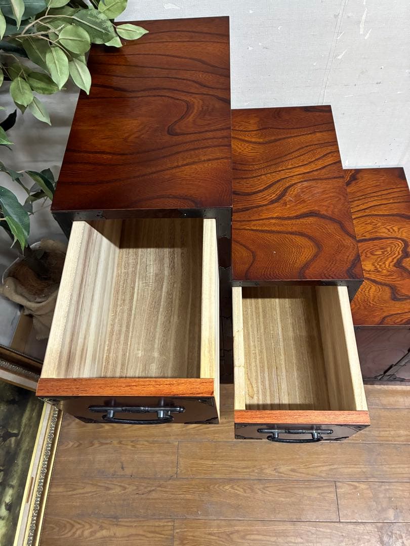 管462☆民芸家具☆時代箪笥☆階段箪笥