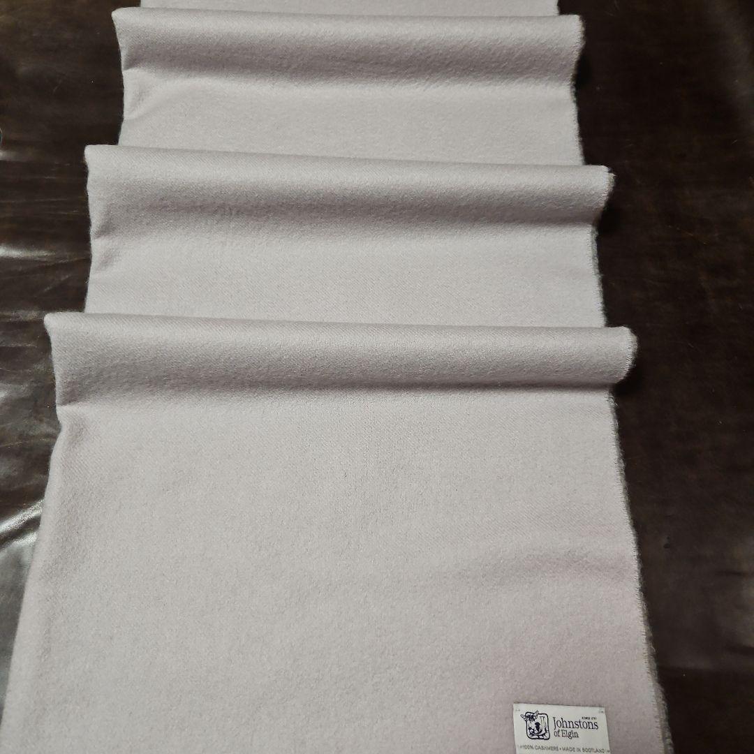 ポッポにゃん　　Johnstons　大判カシミヤストール