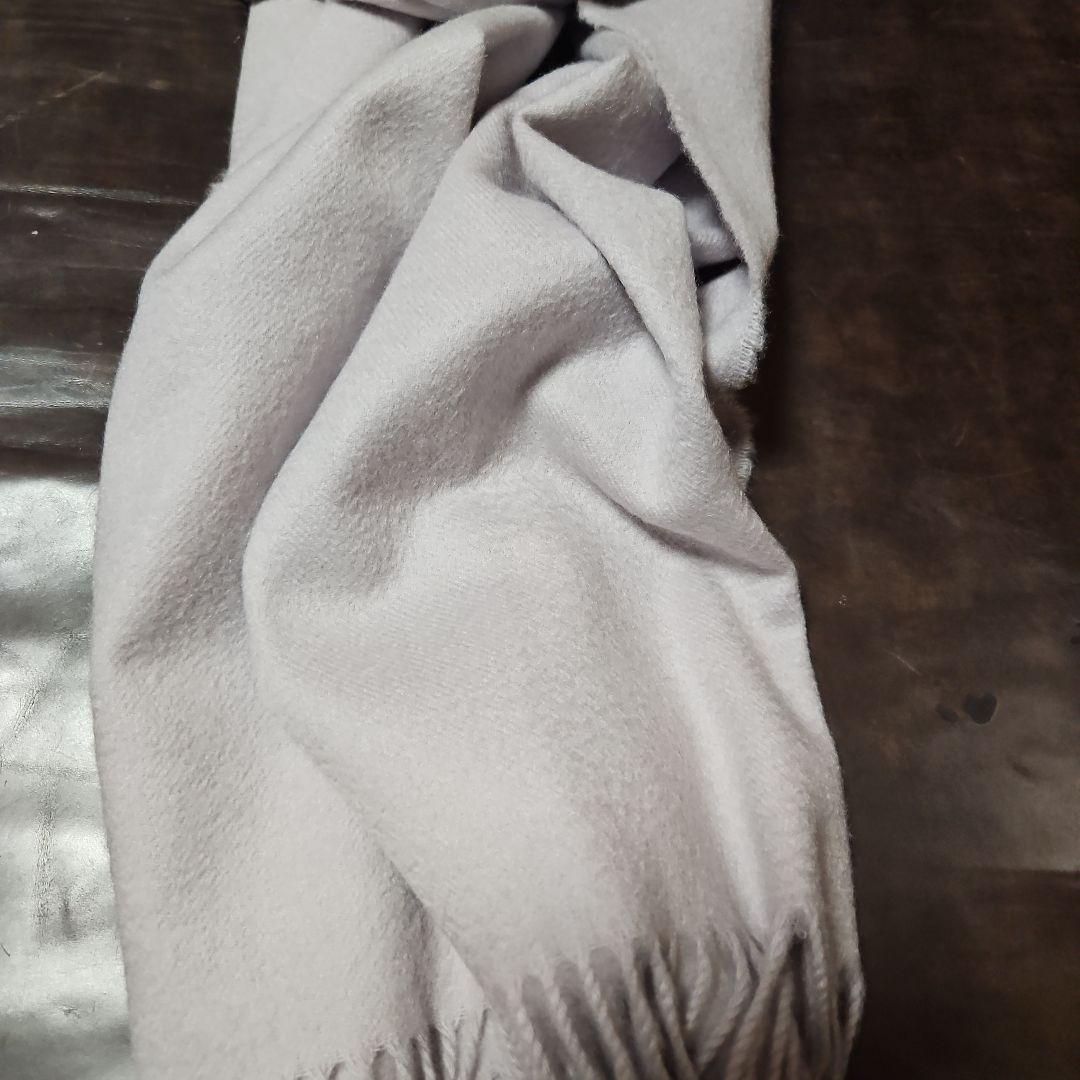 ポッポにゃん　　Johnstons　大判カシミヤストール