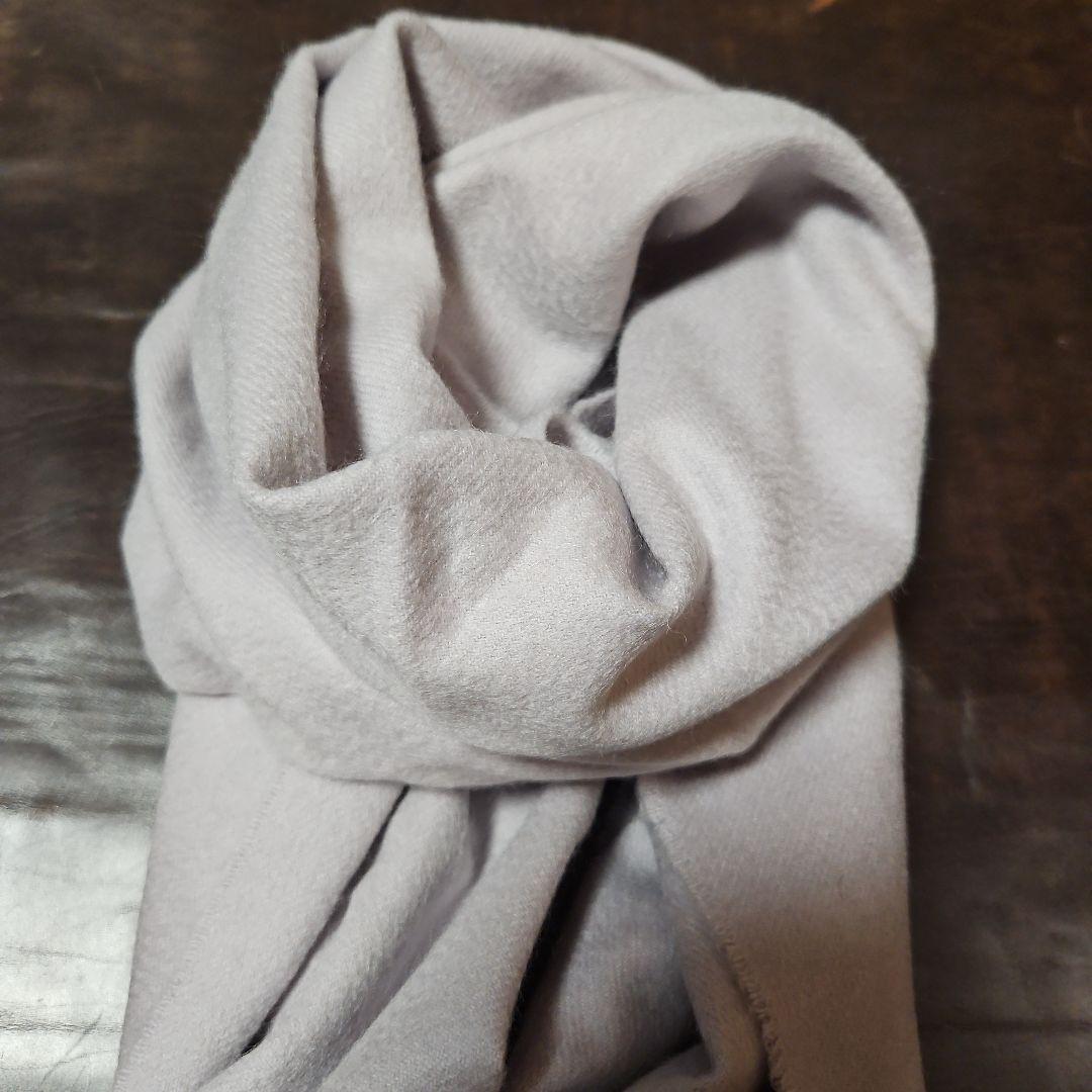 ポッポにゃん　　Johnstons　大判カシミヤストール