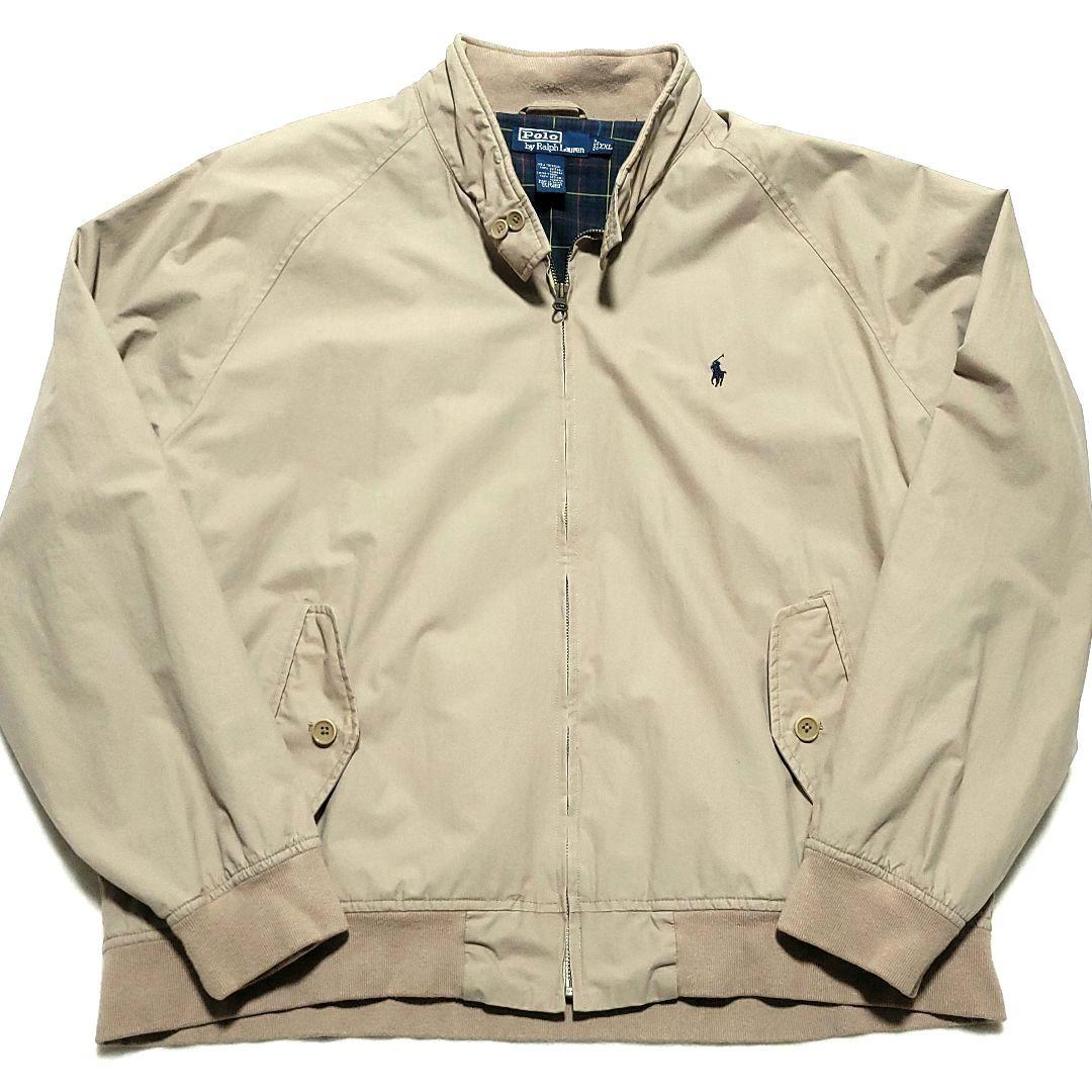 美品 XXL ラルフローレン　スイングトップ ブルゾン チェック柄 大きいサイズ