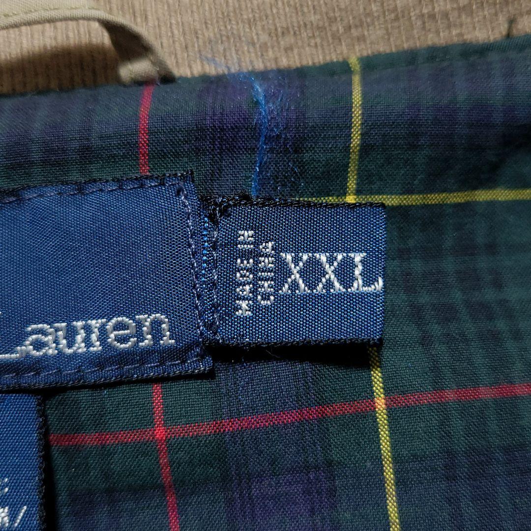 美品 XXL ラルフローレン　スイングトップ ブルゾン チェック柄 大きいサイズ