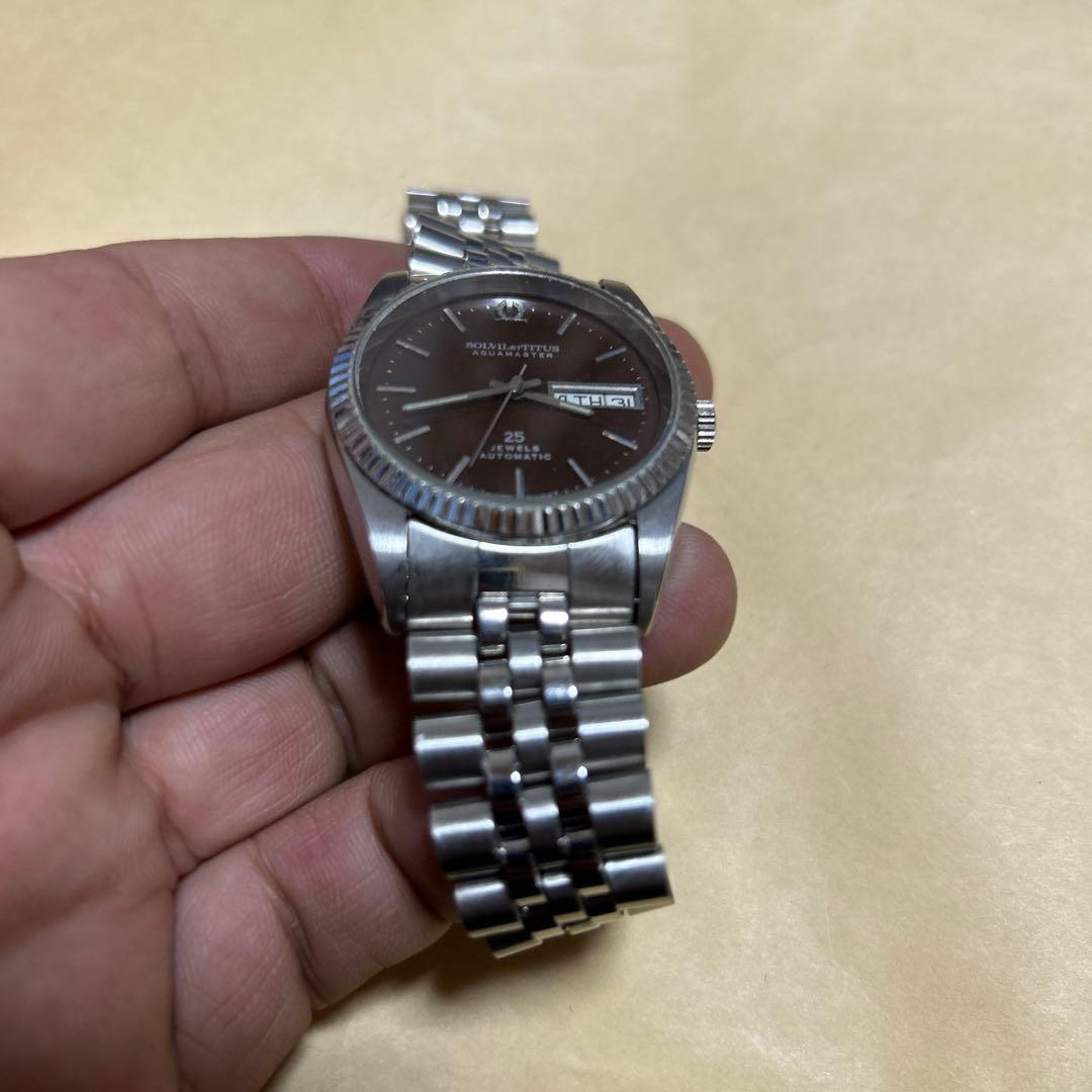 も*ん様 中古メンズTITUSブランド自動巻き腕時計