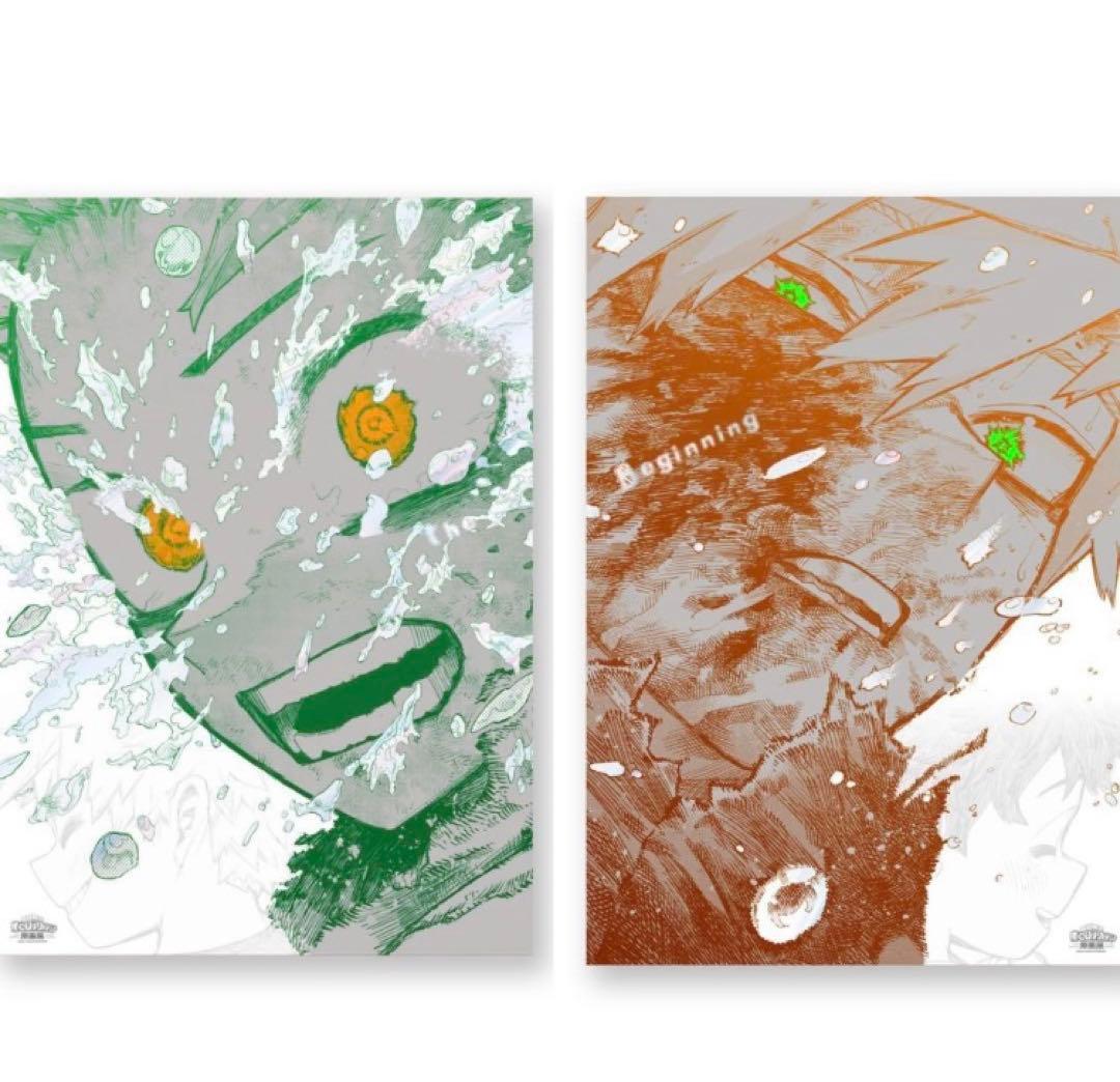 僕のヒーローアカデミア　原画展　ヒロアカ　アートポスター