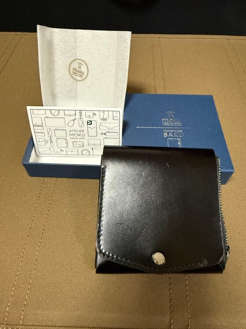 moku 小さく薄い財布 Saku ver.3 コードバン