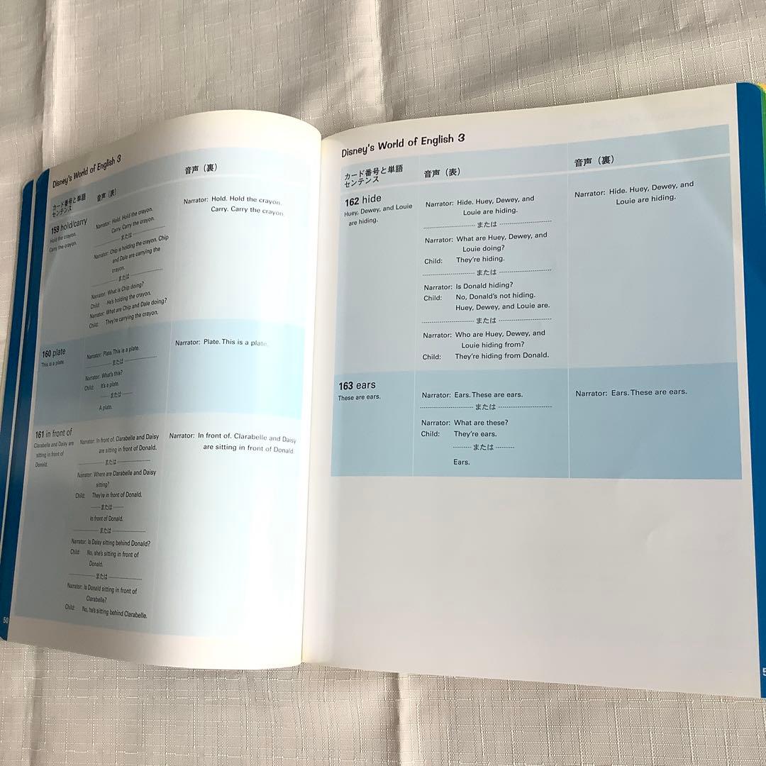 ディズニー トークアロング　Ｑ＆Ａカード　ディズニー英語システム　DWE
