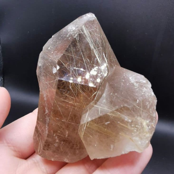 スモーキールチルクォーツ クラスター B