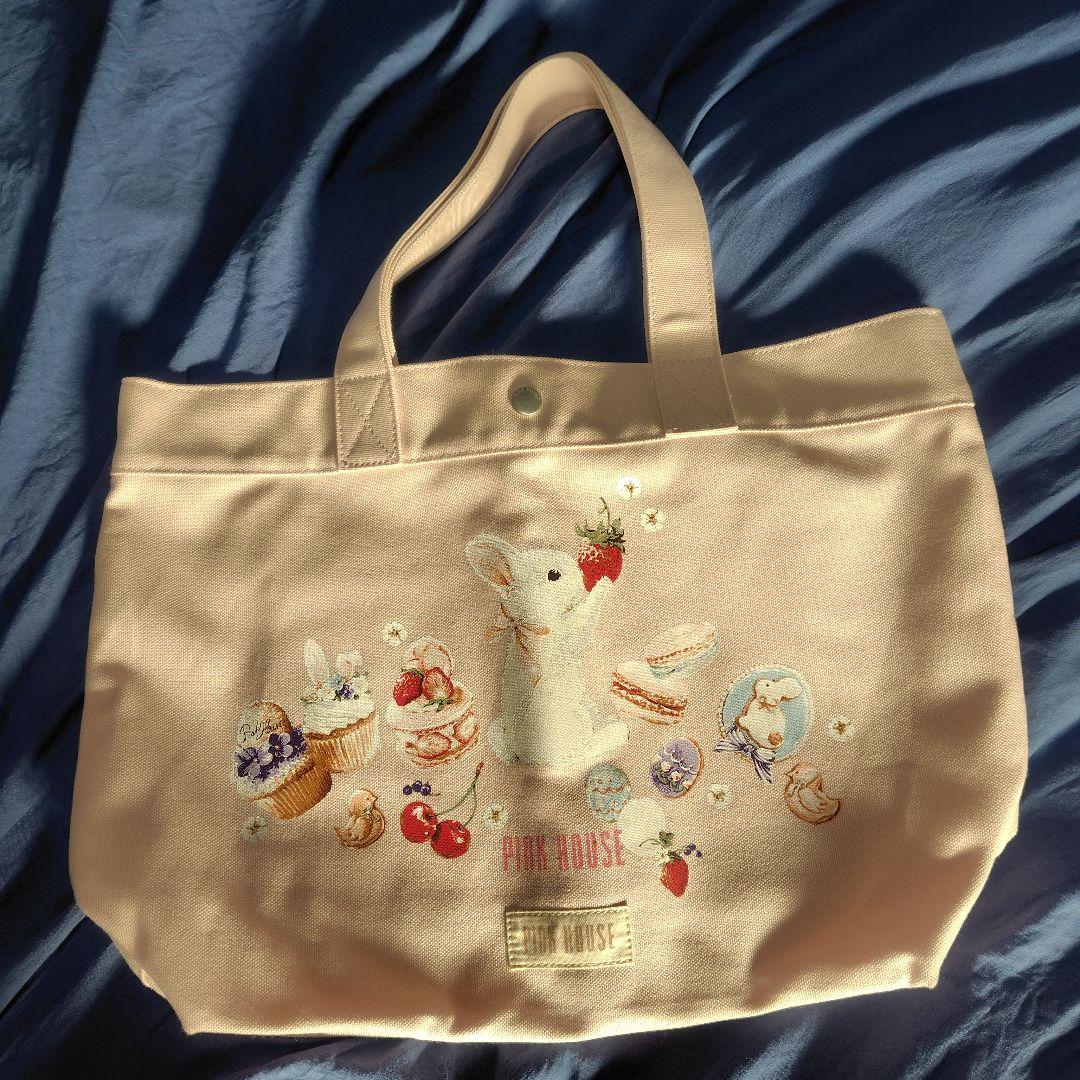 PINK HOUSE 　ウサギ　トートバッグ