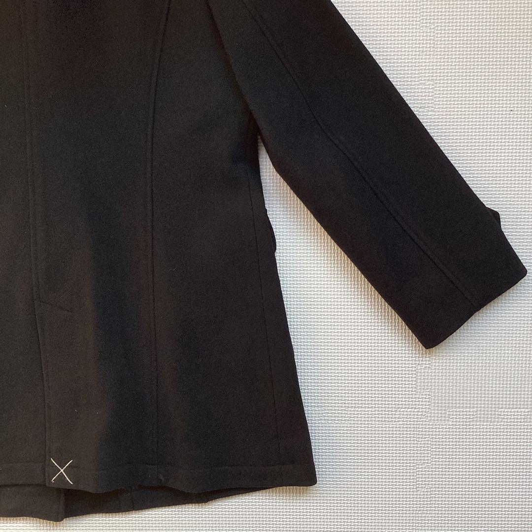 【在庫限り】ダッフルコート　スクールコート　黒　L　レディース　23111