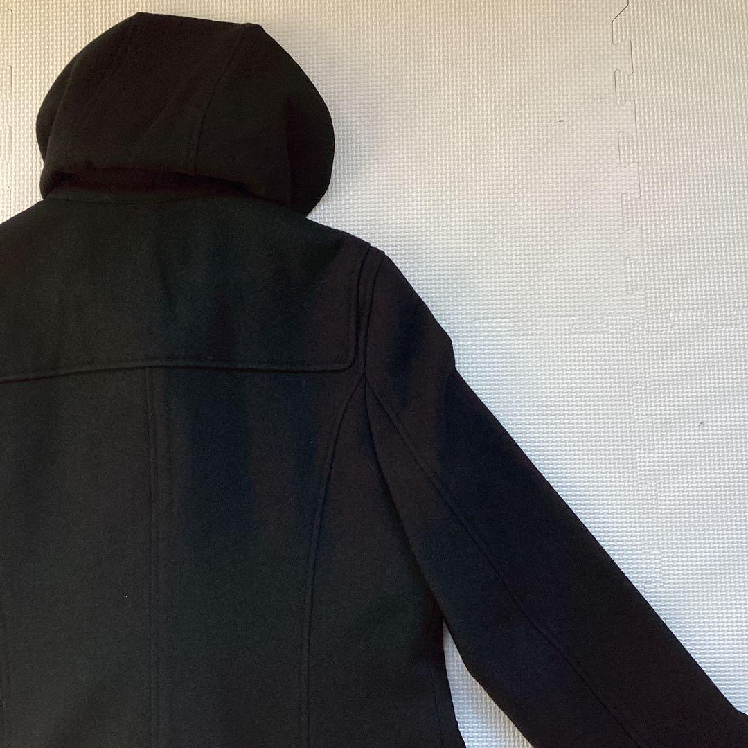 【在庫限り】ダッフルコート　スクールコート　黒　L　レディース　23111