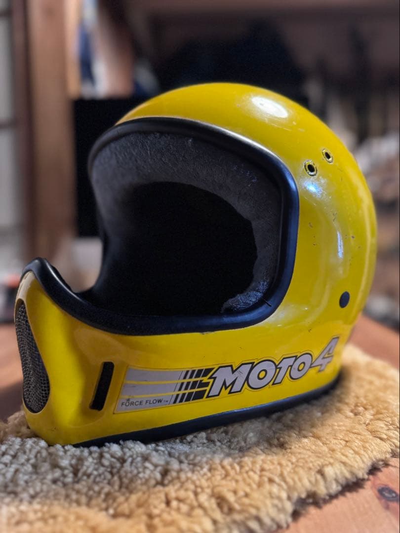 BELL MOTO-4 フルフェイスヘルメット イエロー　58cm