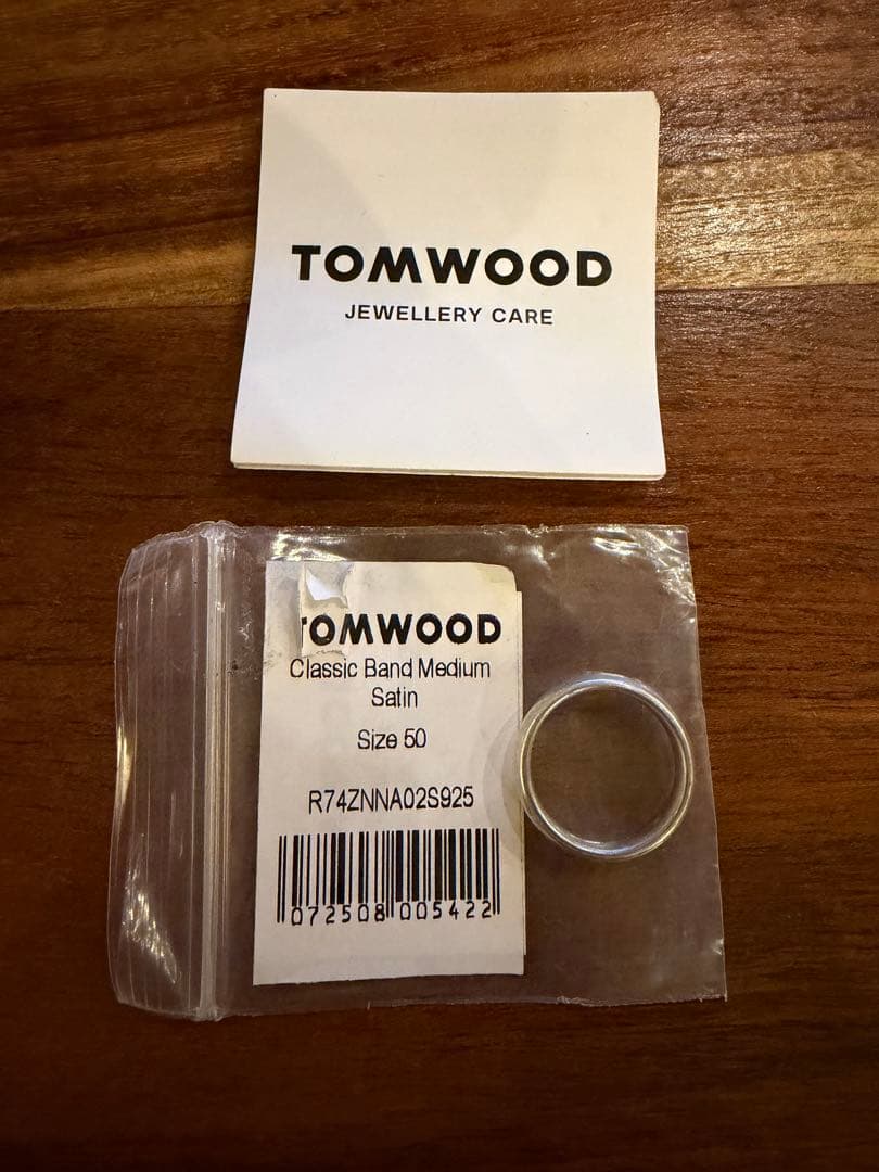 アクセサリー TOMWOOD / Classic Band Medium Satin ring