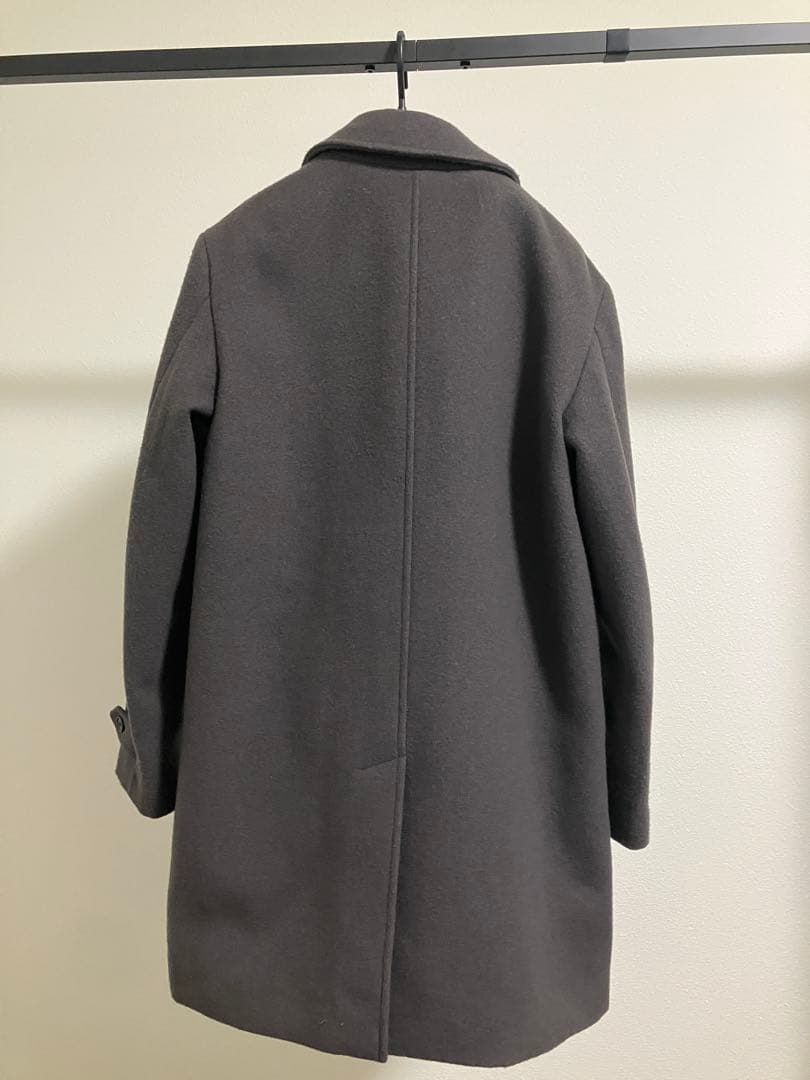 BEAUTY&YOUTH PE メルトン バルカラーコート DK.BROWN