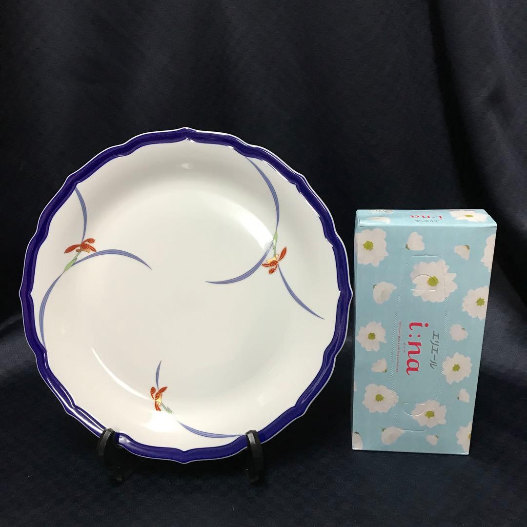 新品　香蘭社オーキッドレース　大皿30cm1枚15cm小皿5枚　箱入　上質ライン