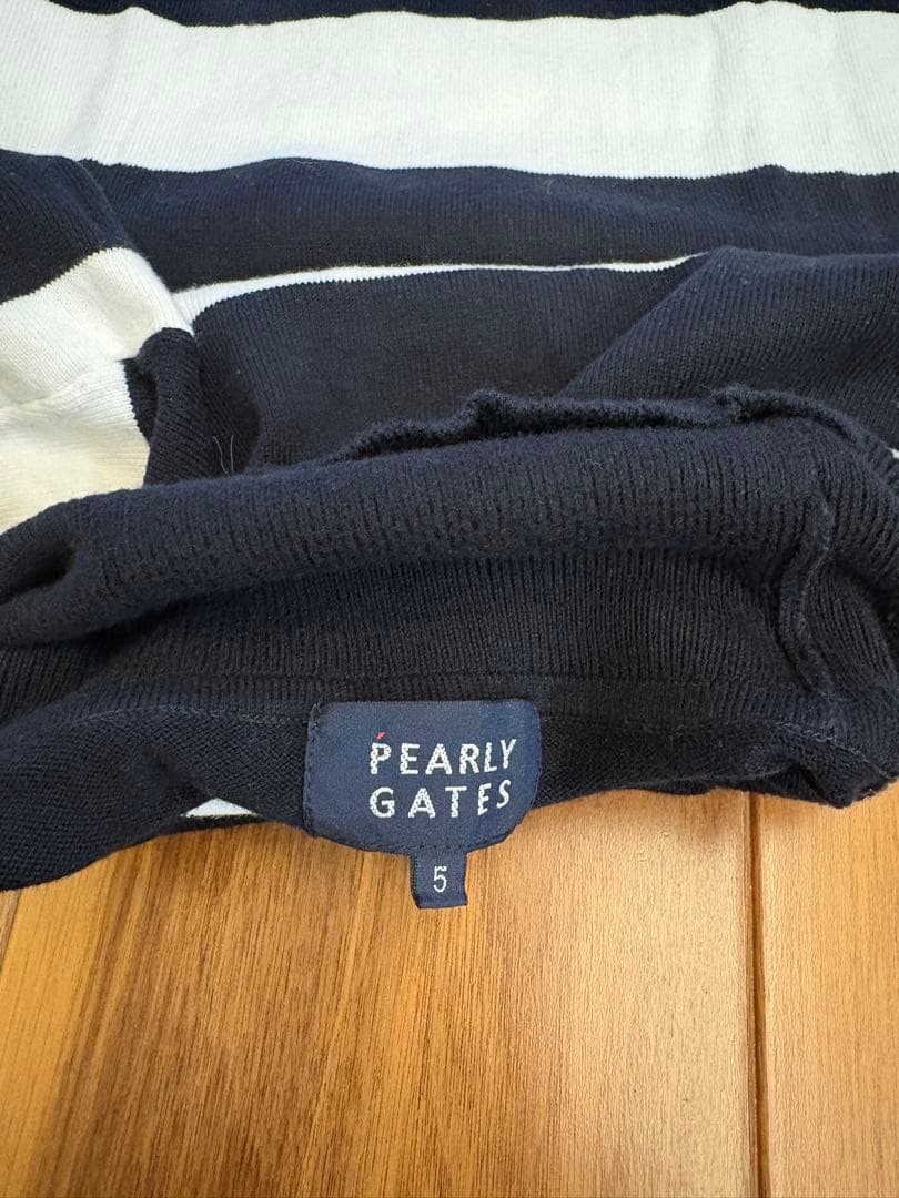 パーリーゲイツ　ボーダー　ニット