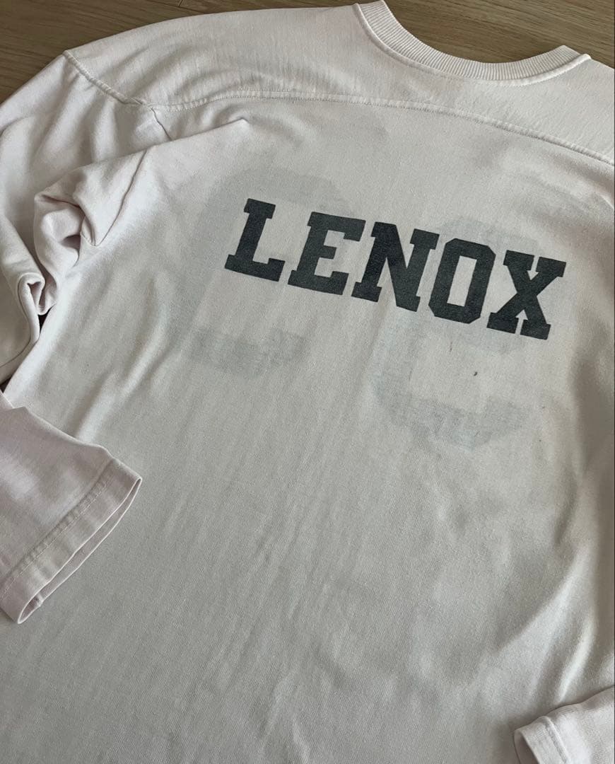 60s 〜 ビンテージ フットボール tシャツ 染み込み LENOX