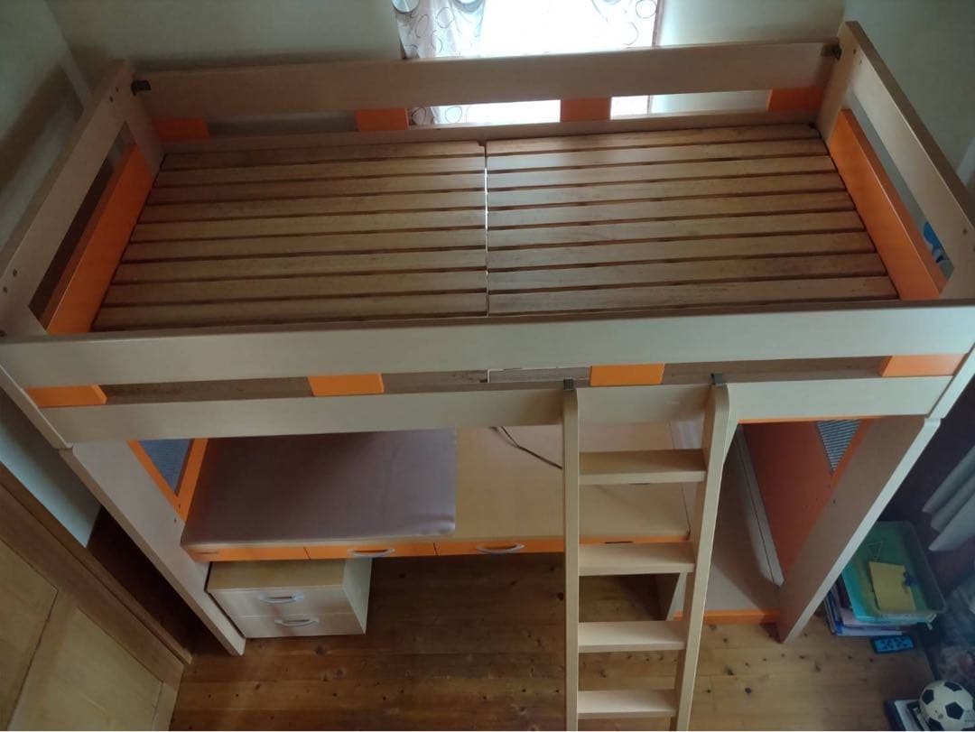 ロフトベッド デスク付き