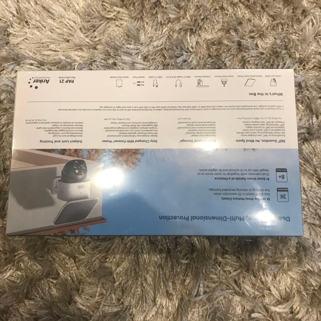 新品未開封 Anker Eufy SoloCam S340 ソーラー 屋外カメラ