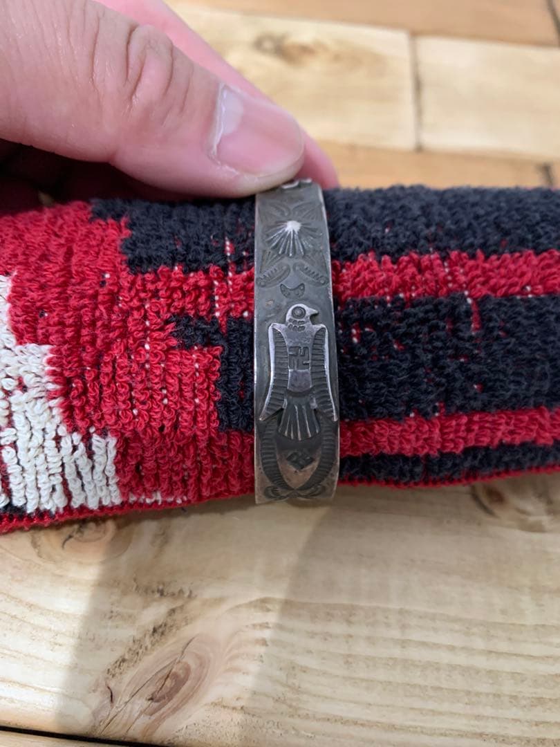 アクセサリー NAVAJO Swastika Thunderbird Arrow Bangle