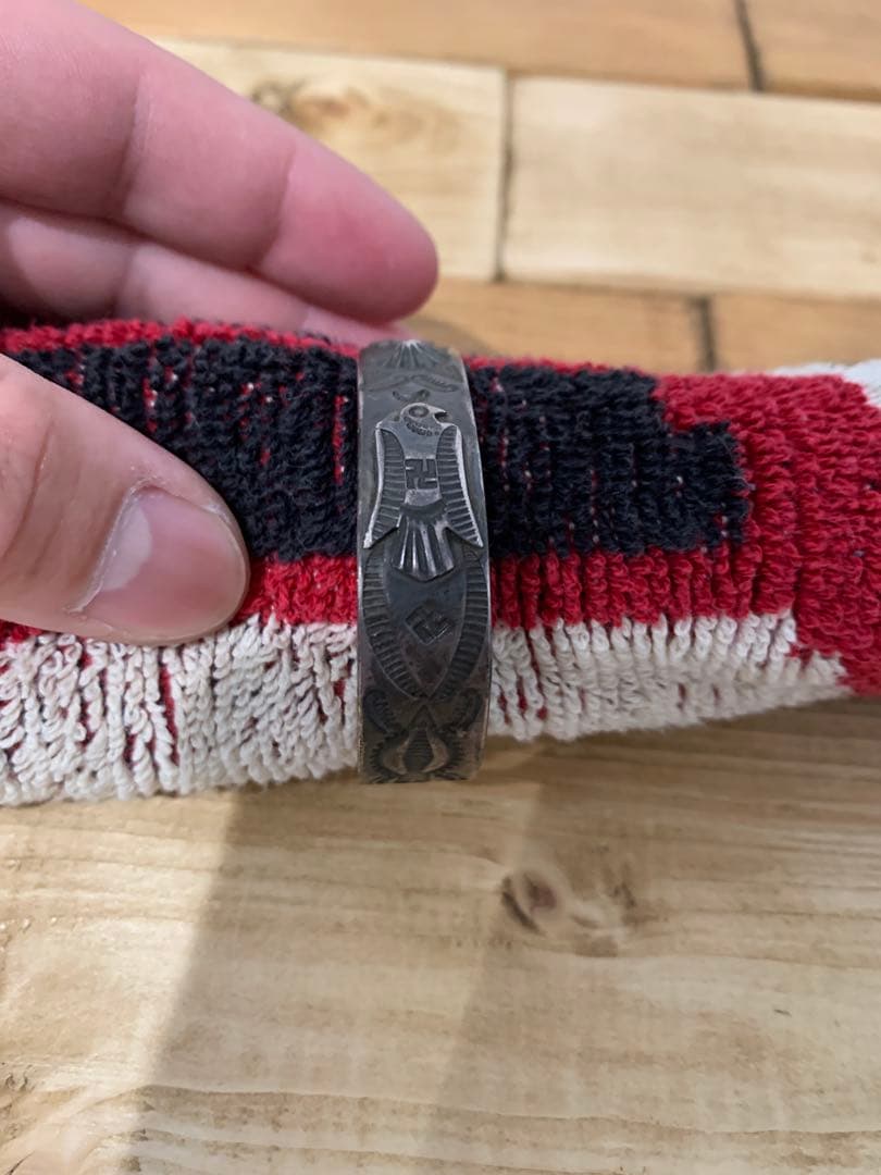 アクセサリー NAVAJO Swastika Thunderbird Arrow Bangle