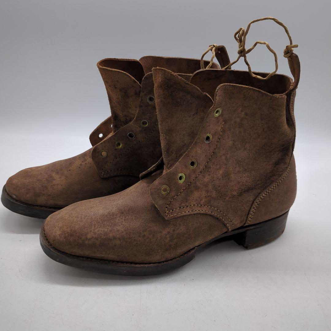 【未使用】　旧日本軍　実物　軍靴　スパイク　鋲打　ブーツ　骨董品　昭五式