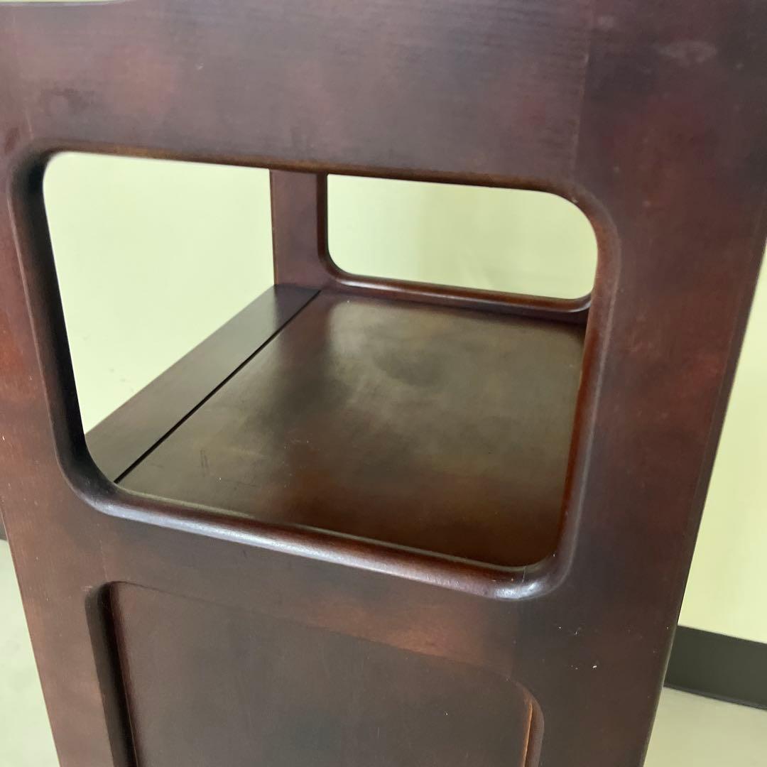 karimoku カリモク家具 飾り台　花台　電話台 昭和レトロ